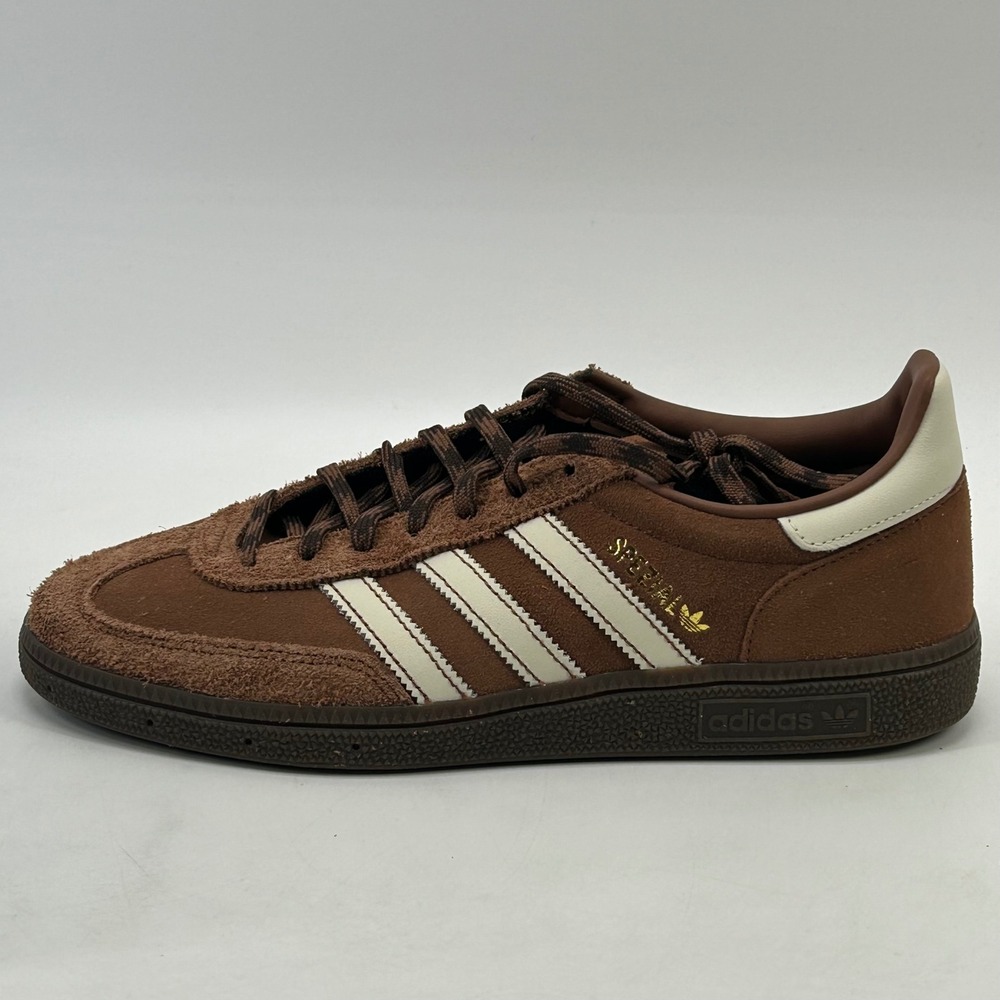 Adidas Handball Spezial Men Size 9 Brown Off White KJ6016 Suede New NIB